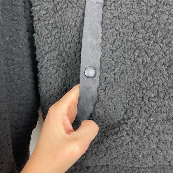 NWT $98 BlankNYC Black Sherpa Jacket Plus Size 3X Cozy Winter Coat - Picture 7 of 7